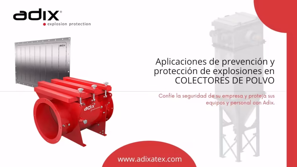 Aplicacion de prevencion y proteccion de explosiones en colectores de polvo